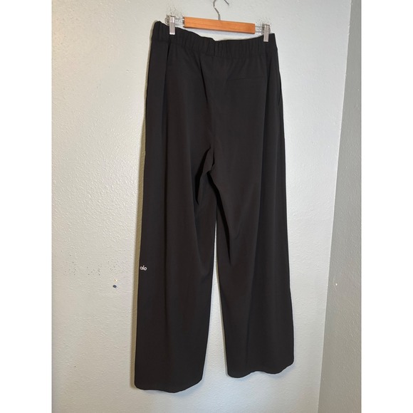 Alo Yoga High Waist Dreamscape Trouser (Long) Black Size Large - Picture 7 of 10